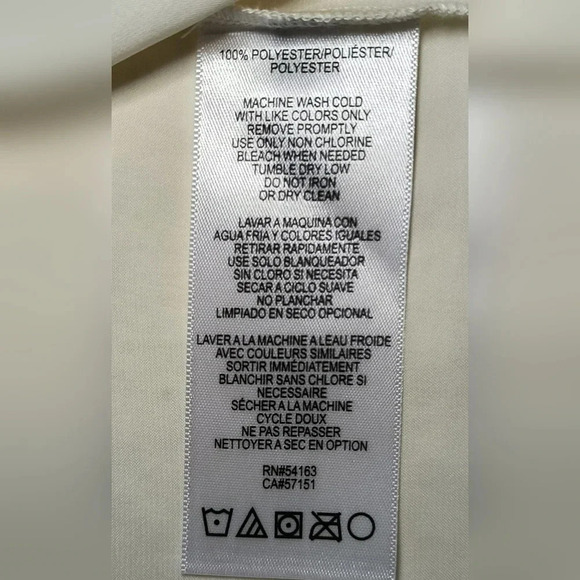 Calvin Klein Silky Soft Short Sleeve V Neck Blouse, L, NWT - Picture 5 of 8